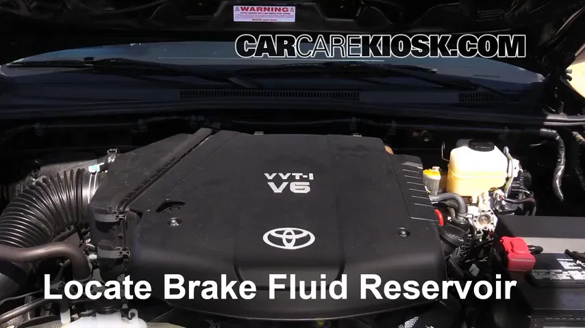 2013 Toyota Tacoma 4.0L V6 Crew Cab Pickup Brake Fluid Add Fluid